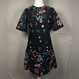 Zara Black Floral Dress